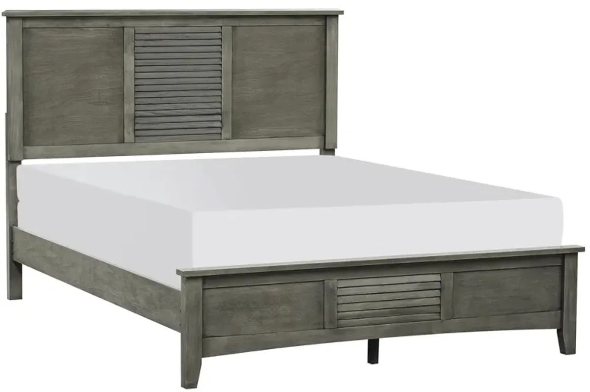 Harbin Bed in Gray by Homelegance