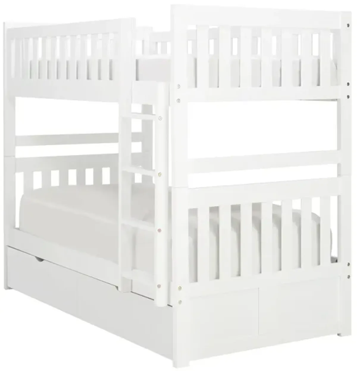 Belisar Twin-Over-Twin Storage Bunk Bed