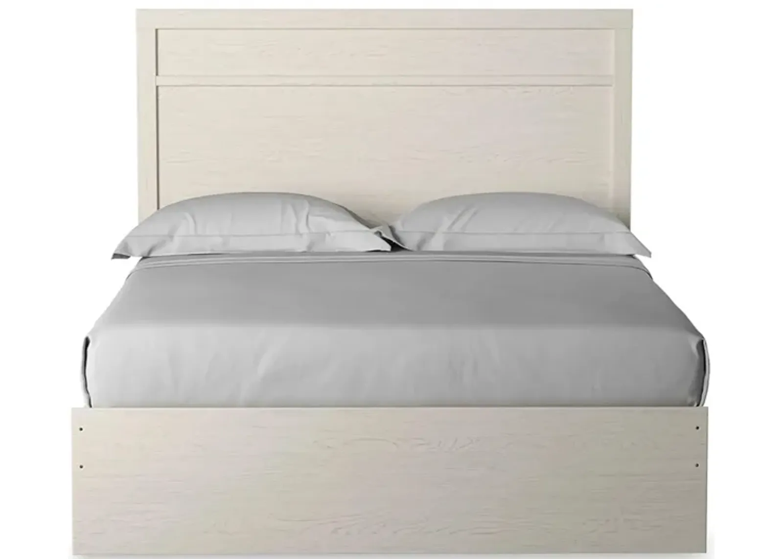 Stelsie Queen Panel Bed in White by Ashley Furniture