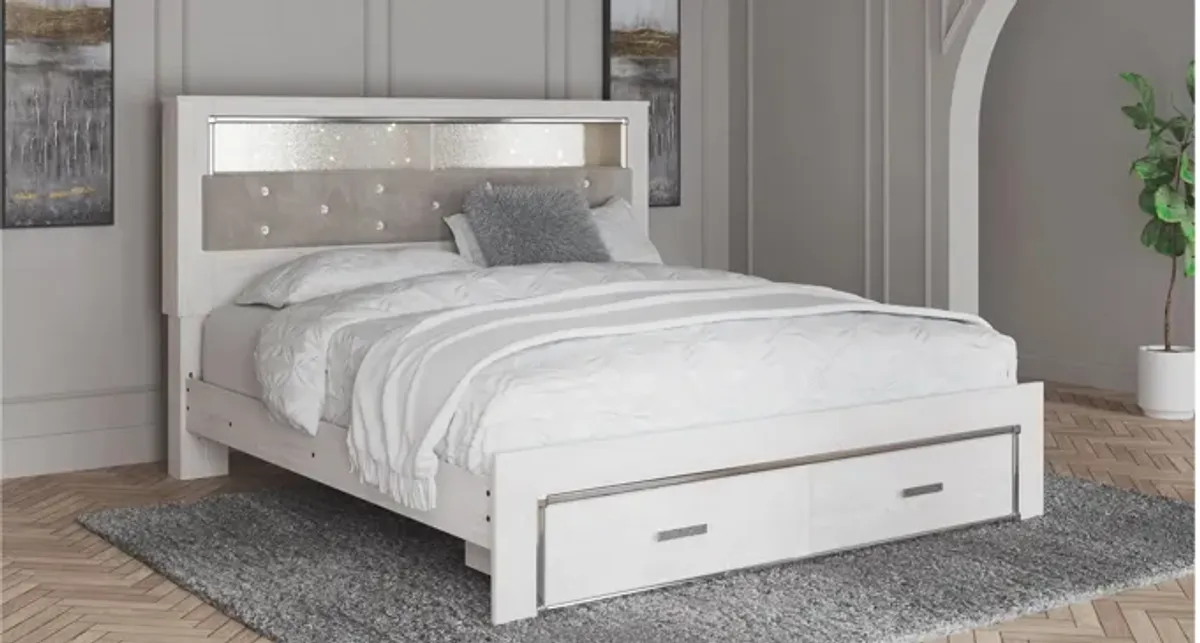 Altyra King Bookcase Bed with Storage