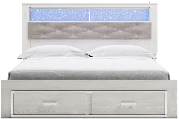 Altyra King Bookcase Bed with Storage