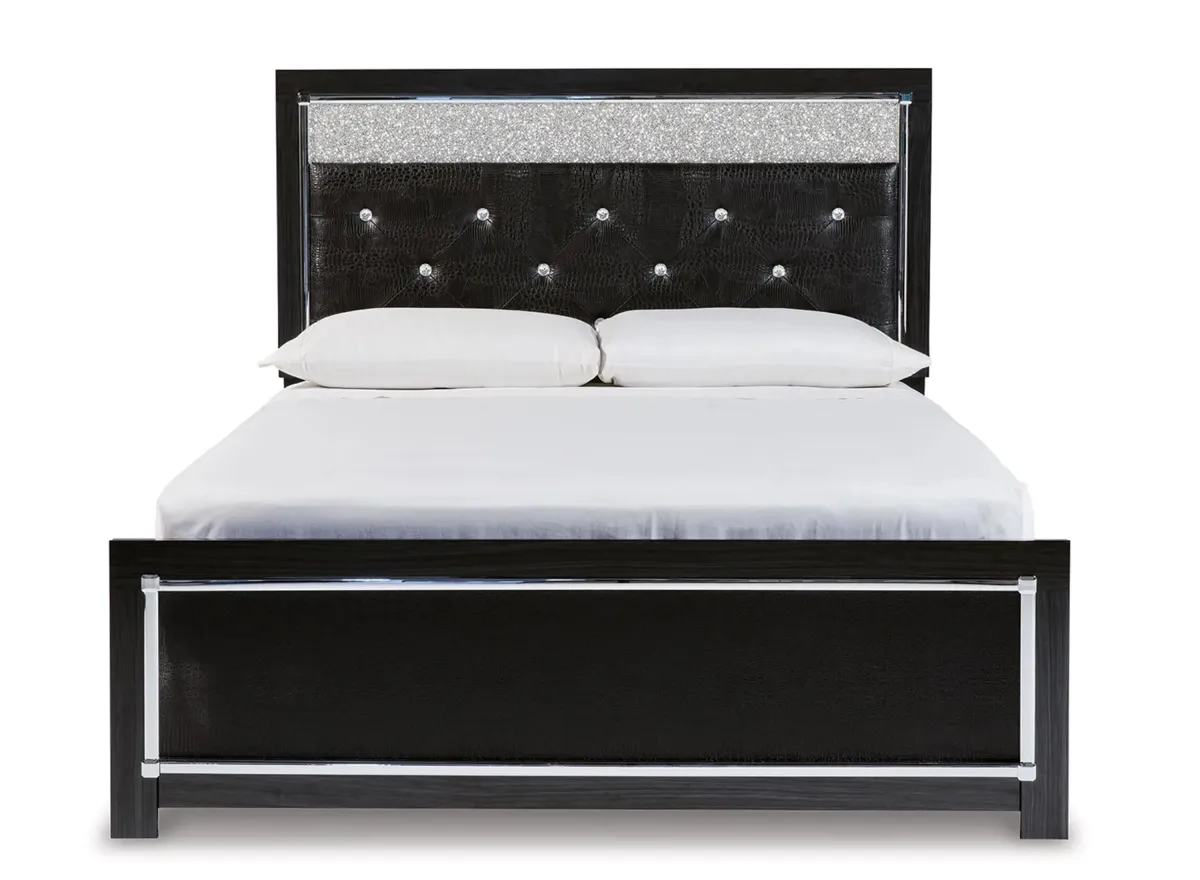 Kaydell Queen Panel Bed in Black by Ashley Furniture