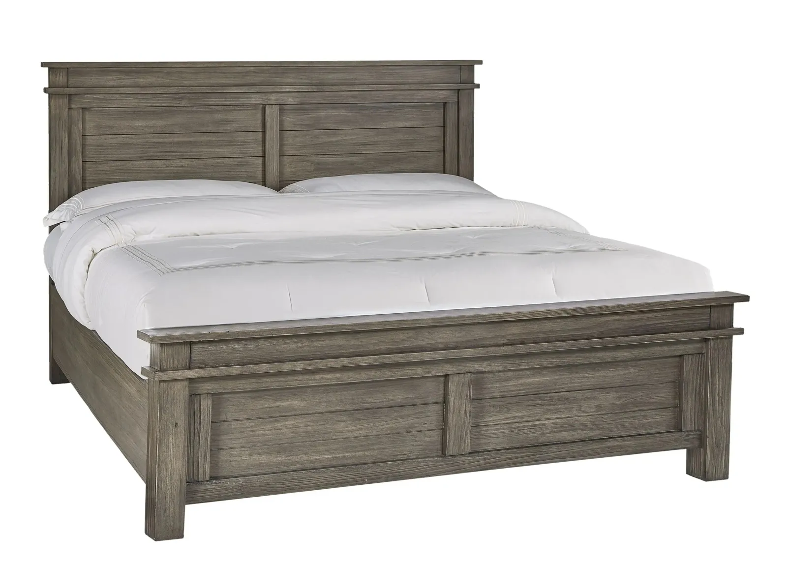 Hempstead Queen Panel Bed in Graystone by A-America