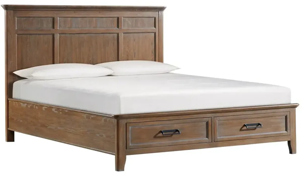 Alta Queen Storage Bed in Harvest Brown by Intercon