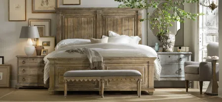 Boheme Panel Bed in Brown by Hooker Furniture