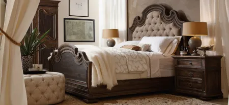 Hill Country Upholstered Bed in Brown by Hooker Furniture