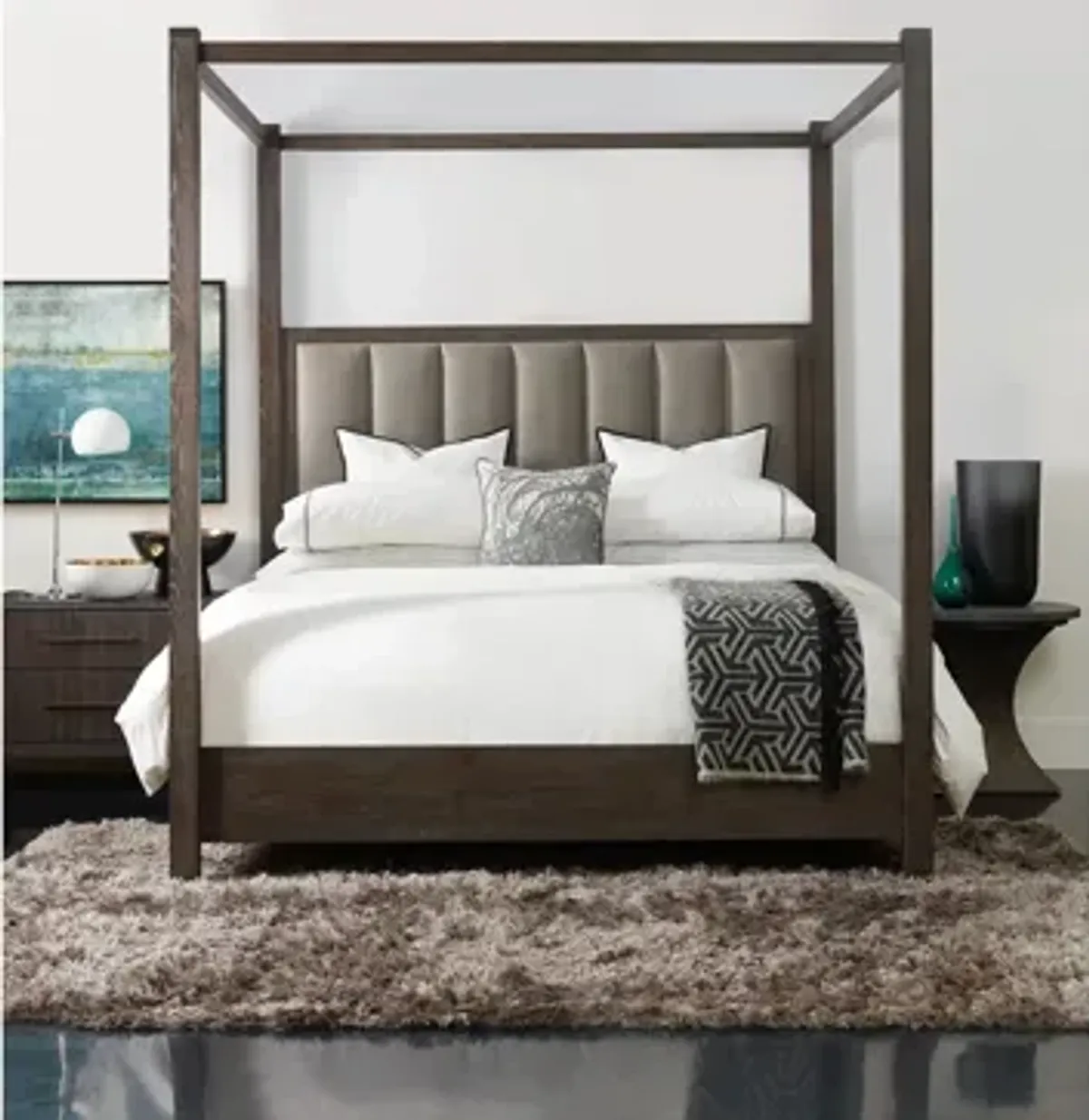 Miramar Poster Bed w/ Tall Posts & Canopy