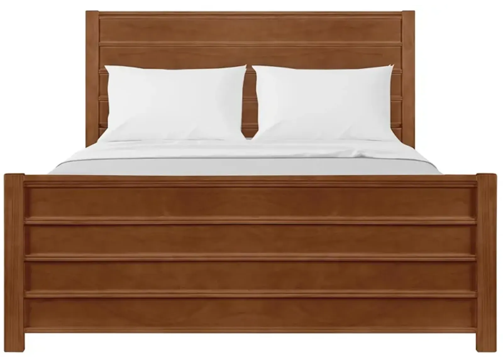 Caroline Platform Bed in Walnut by CAMDEN ISLE