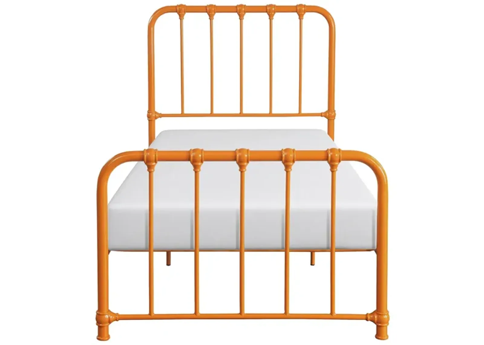 Kimmy Metal Platform Bed in Orange by Homelegance