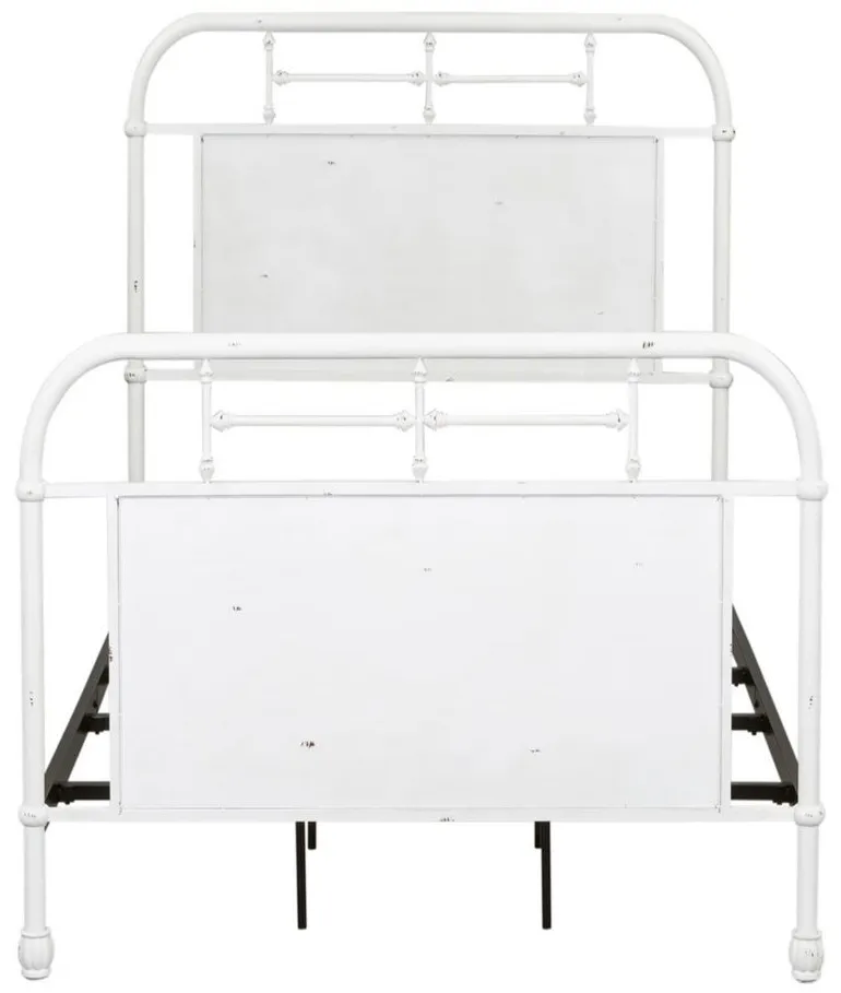 Vintage Series Metal Bed in Antique White by Liberty Furniture
