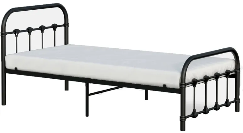 Melissa Metal Twin Bed in Black by BK Furniture