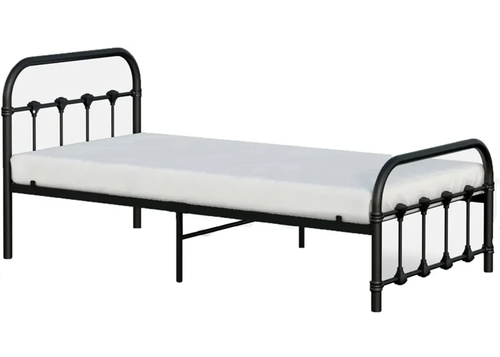 Melissa Metal Twin Bed in Black by BK Furniture