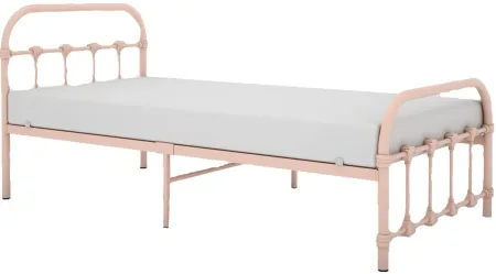 Melissa Metal Twin Bed in Clay by BK Furniture