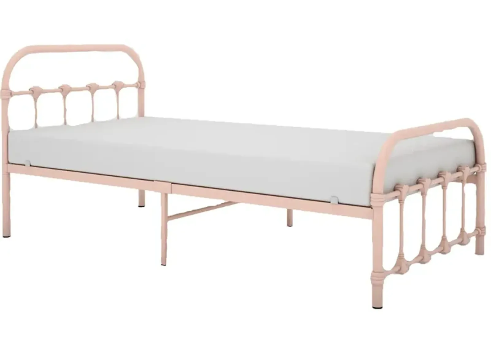 Melissa Metal Twin Bed in Clay by BK Furniture