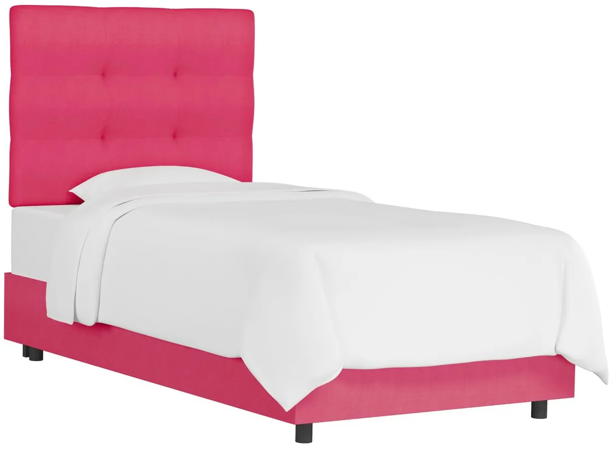 Linder Bed in Duck French Pink by Skyline