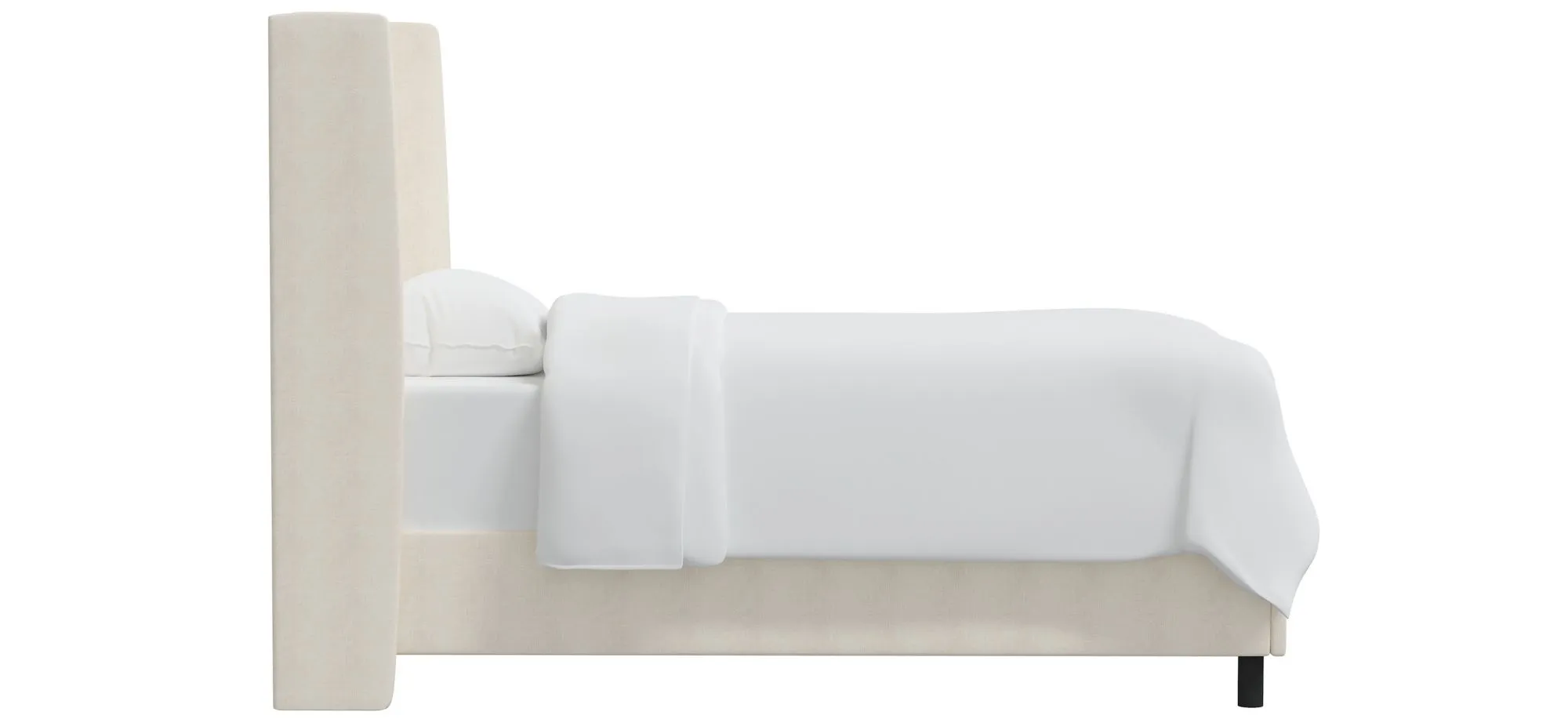 Ellison Bed in Zuma White by Skyline