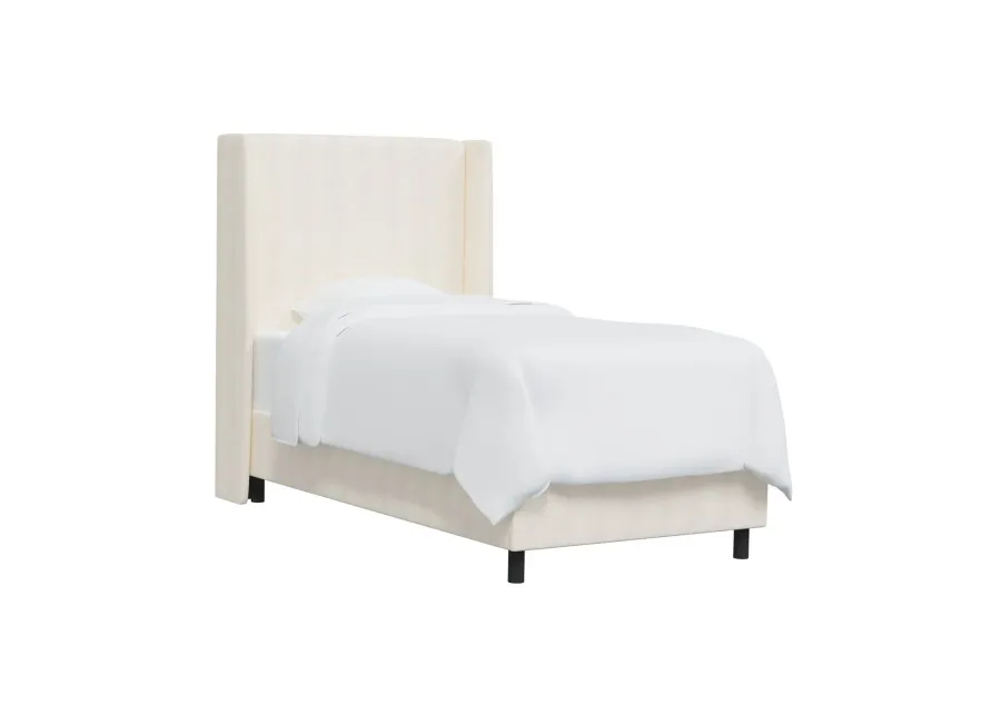 Ellison Bed in Zuma White by Skyline