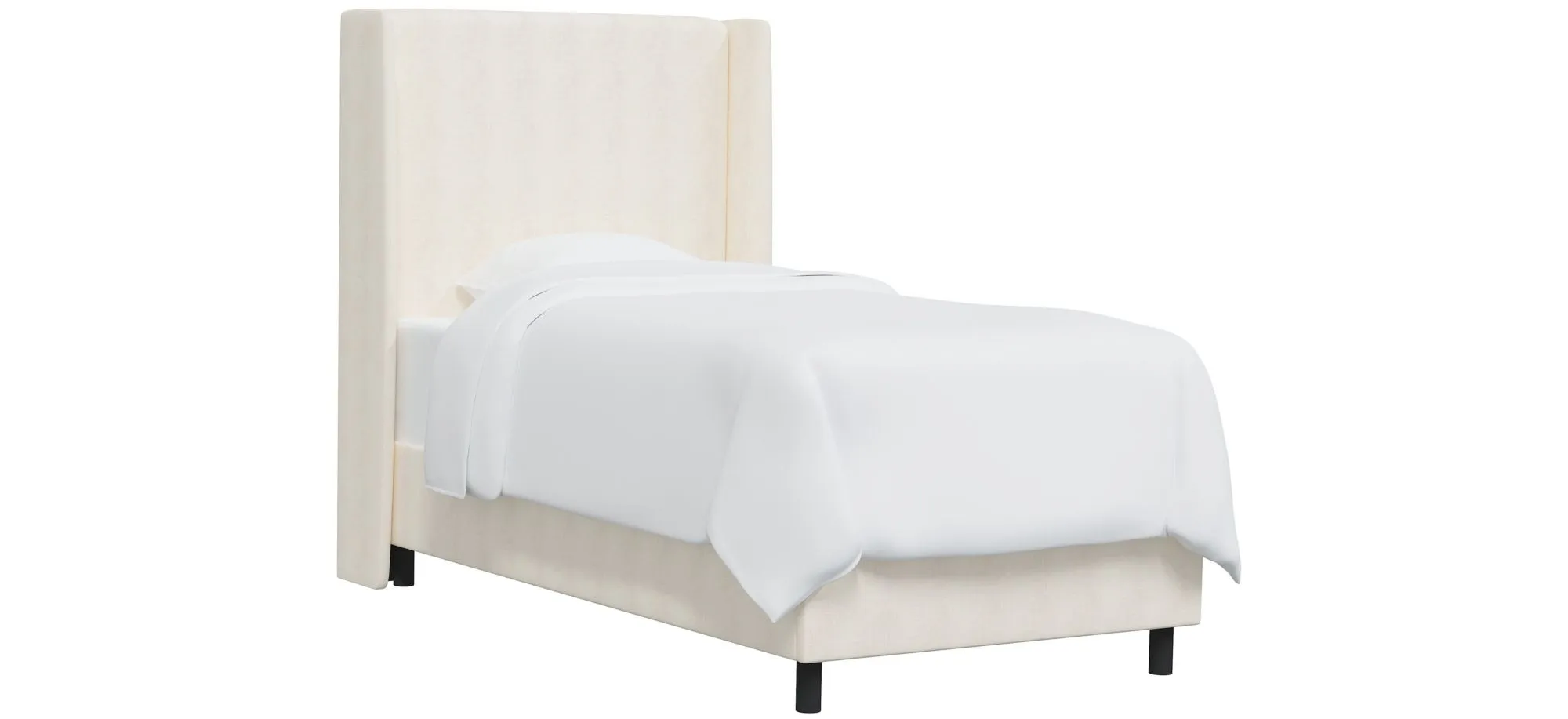 Ellison Bed in Zuma White by Skyline