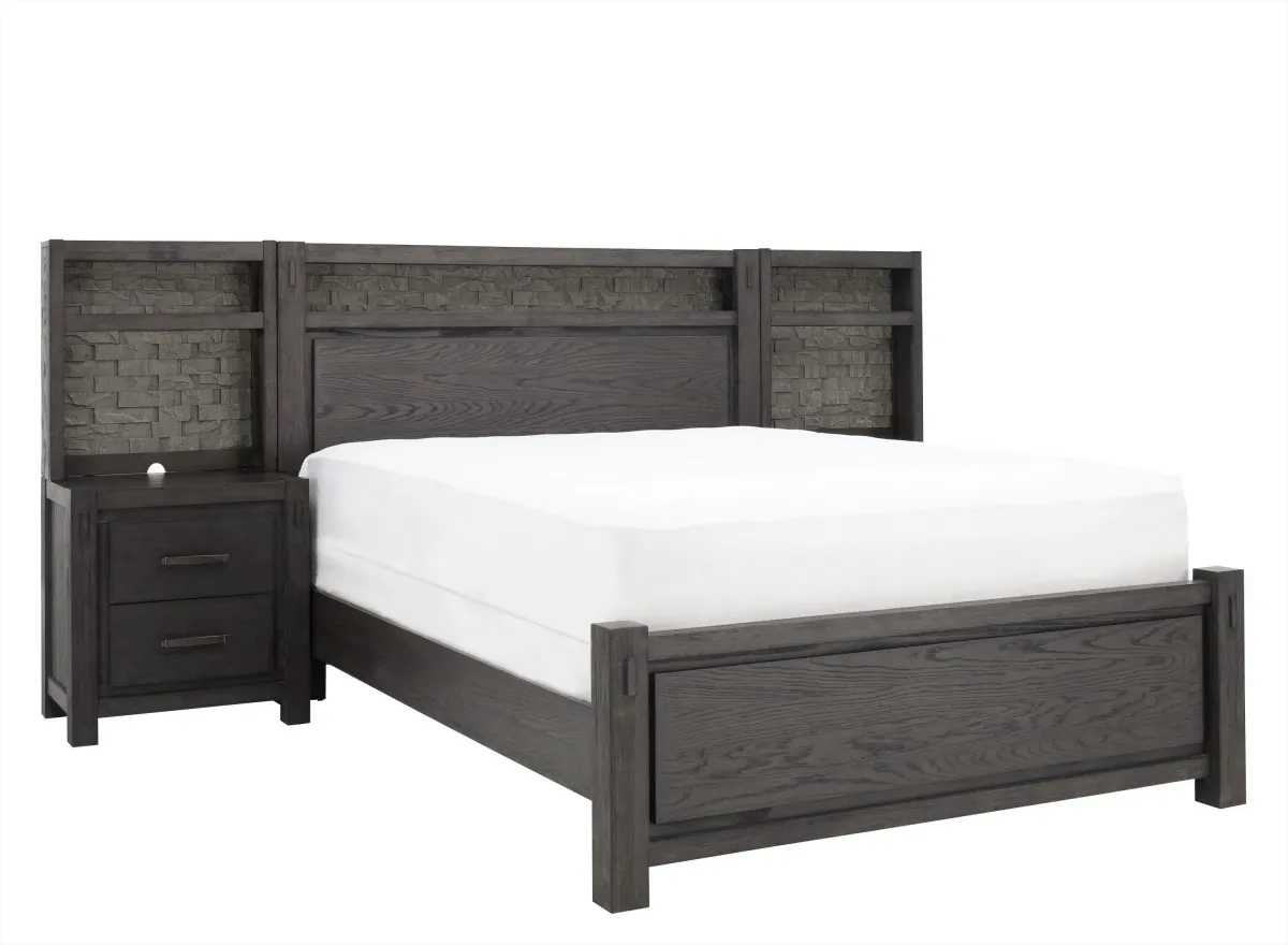 Rockwell Wall Bed in Brown by Davis Intl.