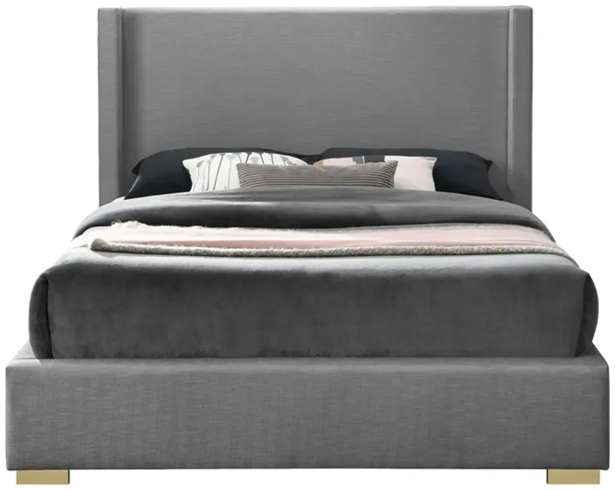 Royce Queen Bed in Gray by Meridian Furniture