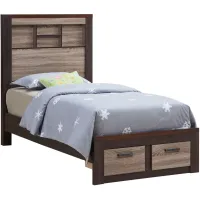 Magnolia Storage Bed in Gray/Brown by Glory Furniture