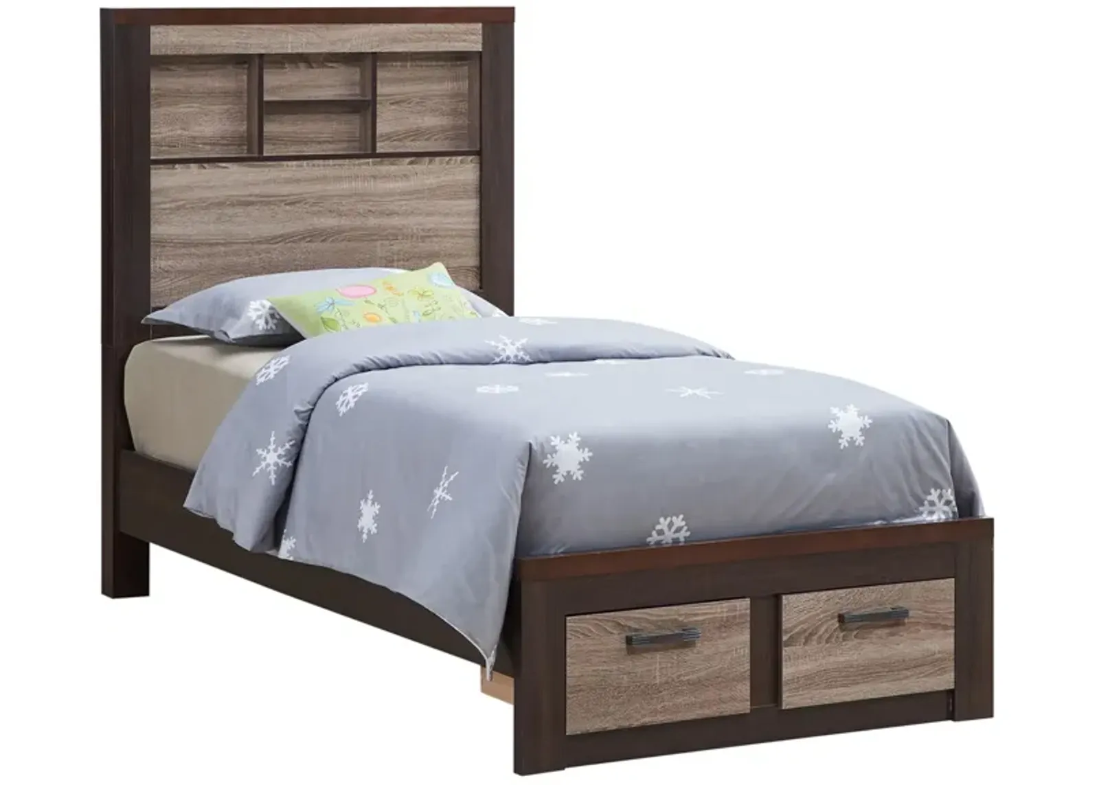 Magnolia Storage Bed in Gray/Brown by Glory Furniture