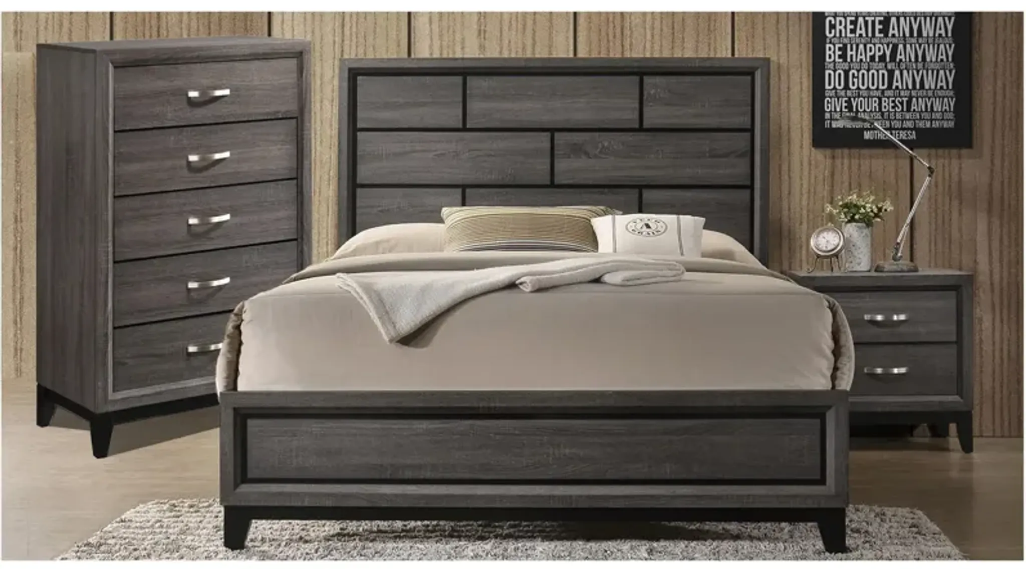 Akerson 3-pc. King Bedroom Set | Furniture.com