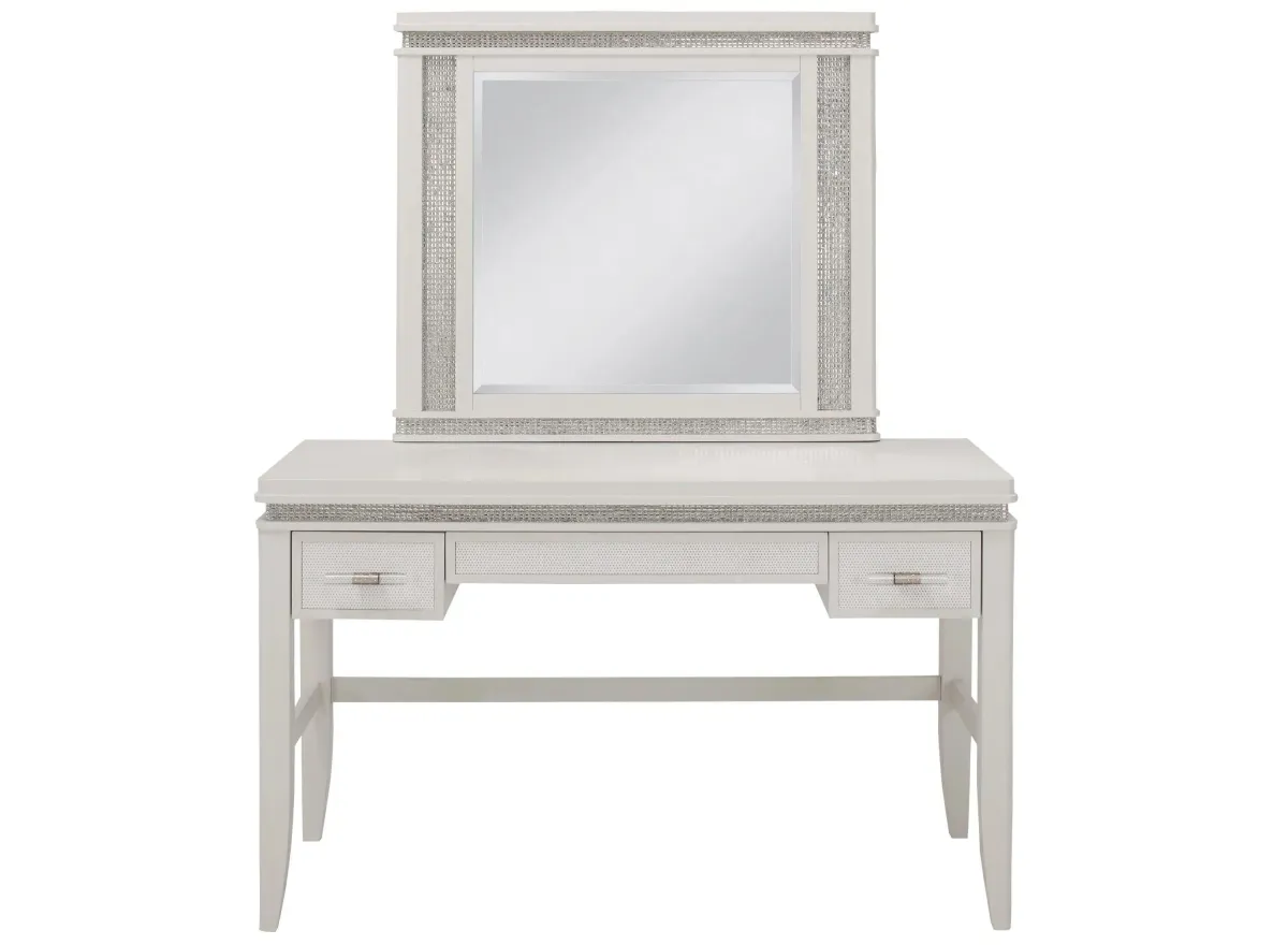 Carmelita Vanity in White by Davis Intl.