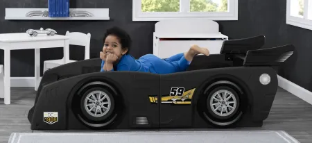 Grand Prix Race Car Bed by Delta Children in Black by Delta Children