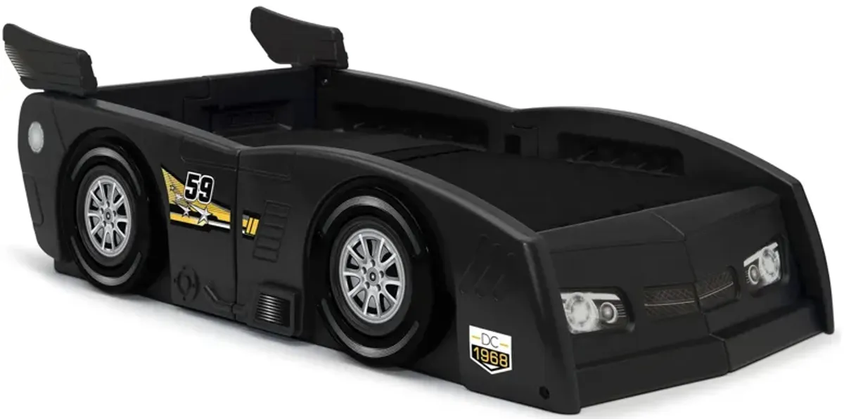 Grand Prix Race Car Bed by Delta Children in Black by Delta Children