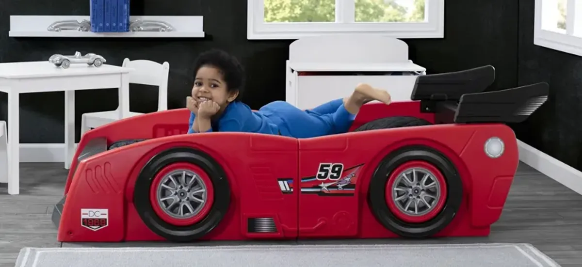 Grand Prix Race Car Bed by Delta Children