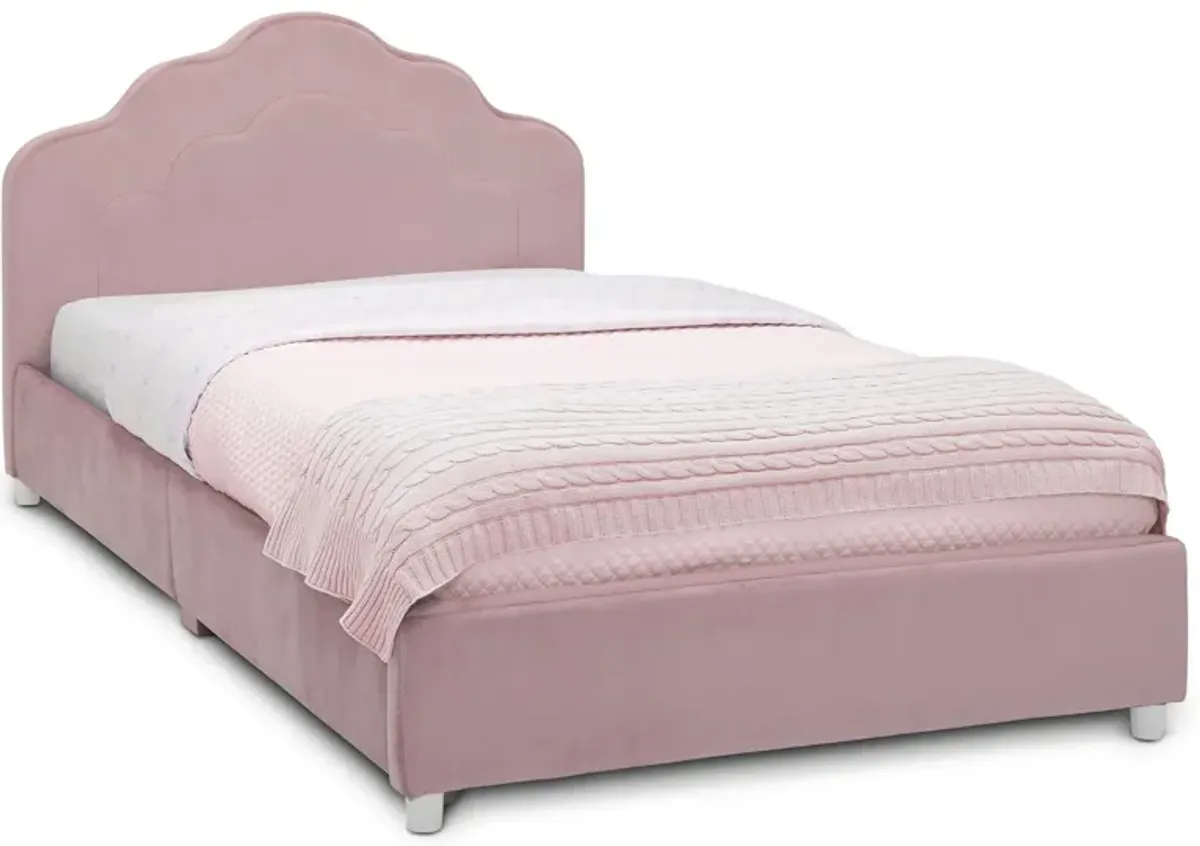 Upholstered Bed by Delta Children in Rose Pink by Delta Children