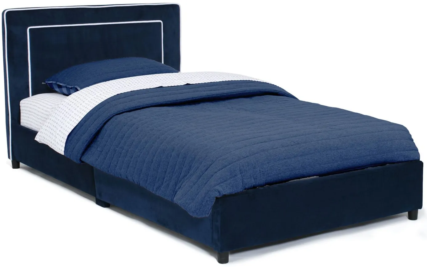 Upholstered Bed by Delta Children in Blue by Delta Children