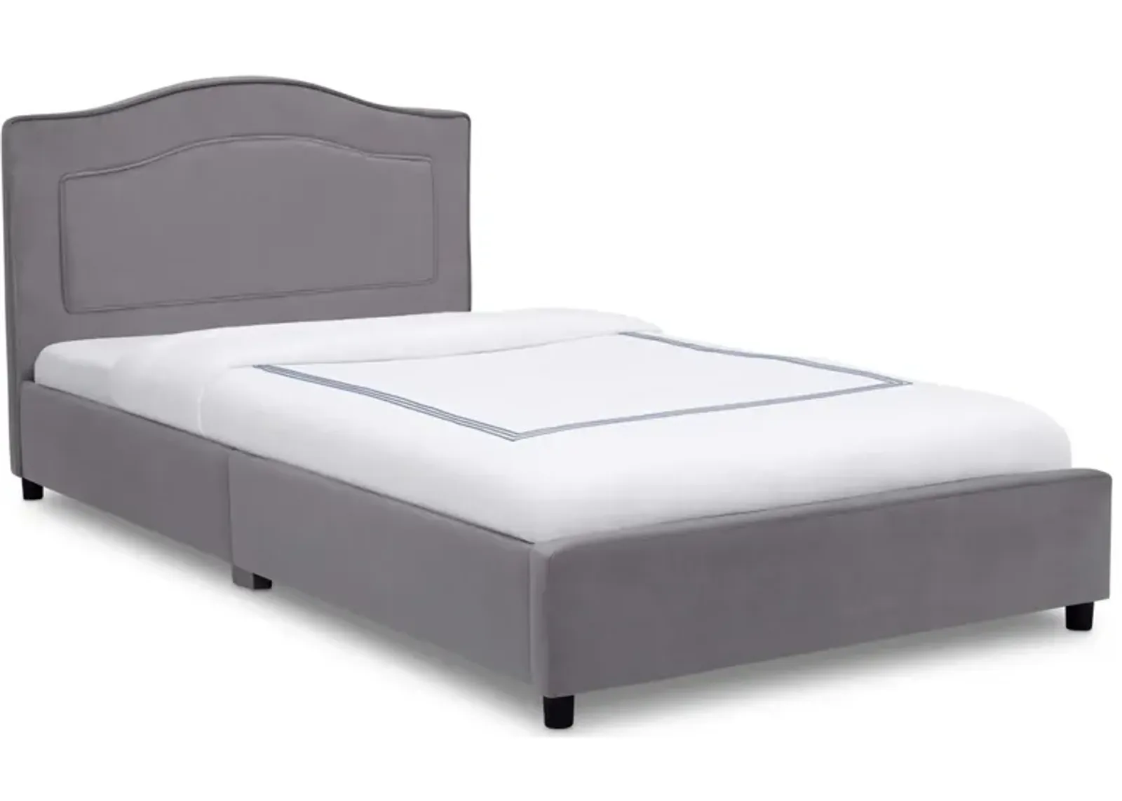 Upholstered Bed by Delta Children in Grey by Delta Children