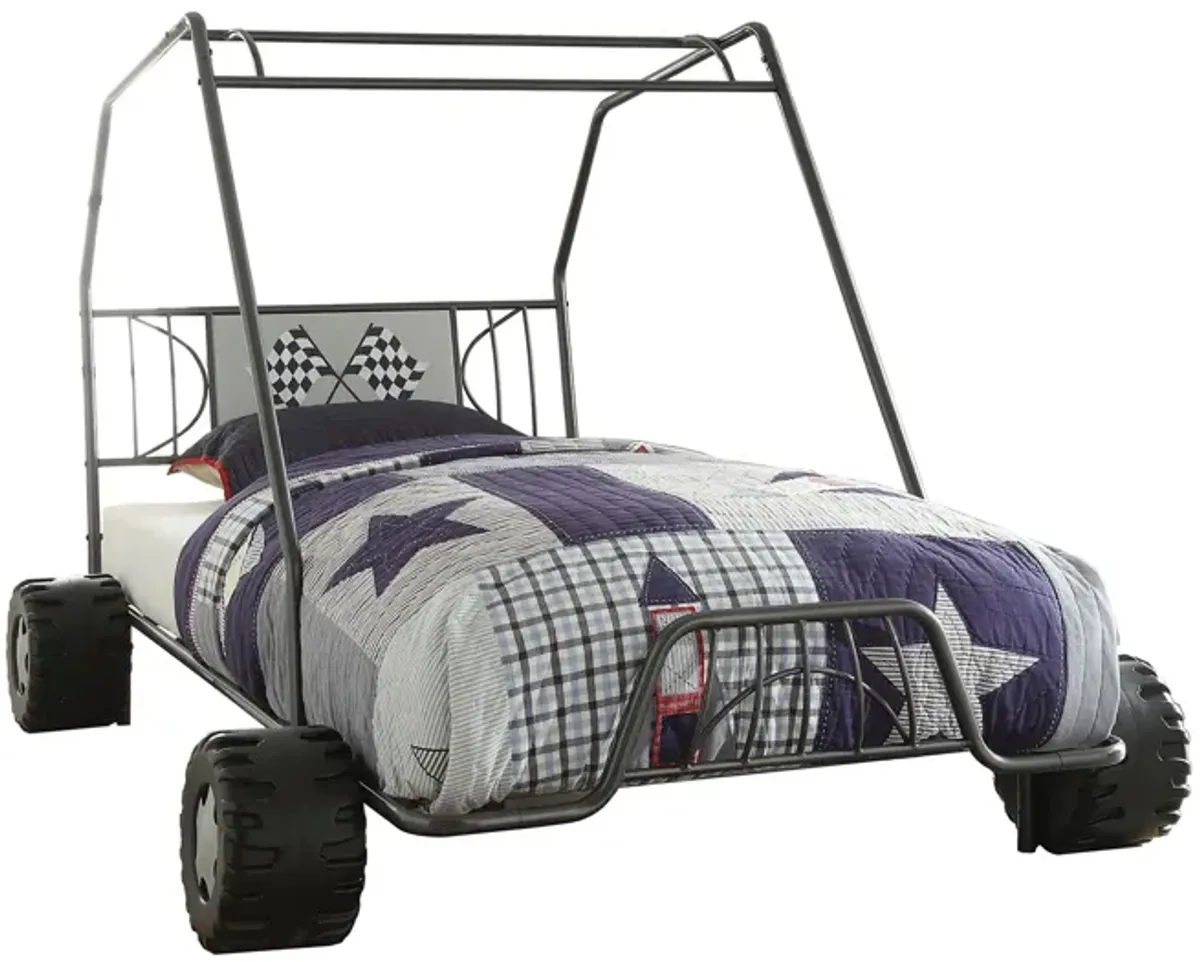 Xander Bed in Gunmetal Go Kart by Acme Furniture Industry