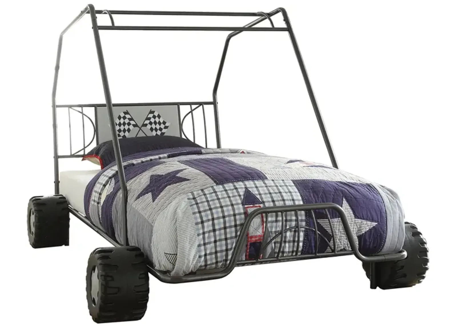 Xander Bed in Gunmetal Go Kart by Acme Furniture Industry