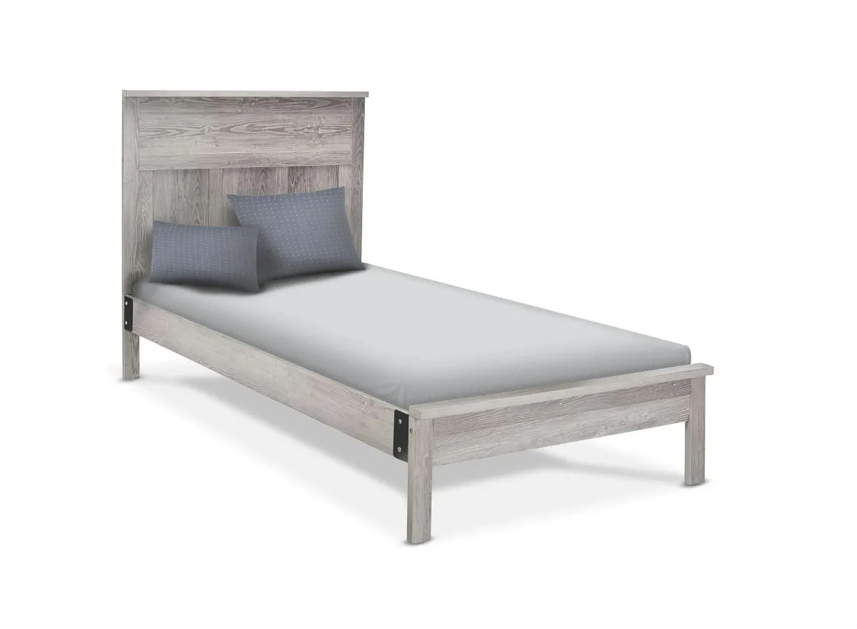 Twyla Bed in Panel Gray by Sorelle Furniture