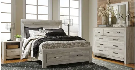 Bellaby 4-pc. Bedroom Set w/ Storage Bed in Whitewash by Ashley Furniture