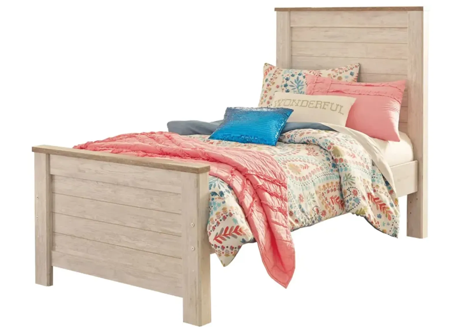 Collingwood Bed in Whitewash by Ashley Furniture