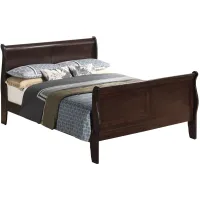 Rossie Sleigh Bed in Cappuccino by Glory Furniture