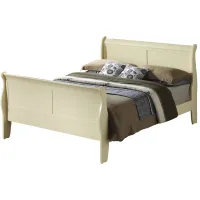 Rossie Sleigh Bed in Beige by Glory Furniture