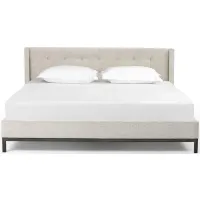 Newhall Bed in Plushtone Linen by Four Hands