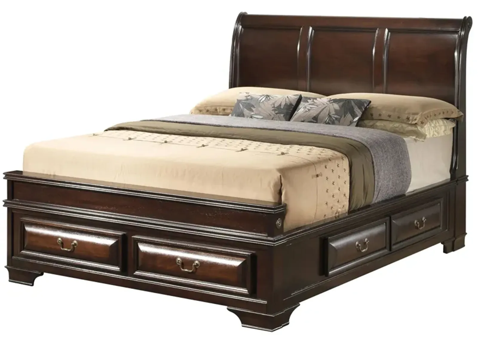 Sarasota Storage Bed in Cappuccino by Glory Furniture