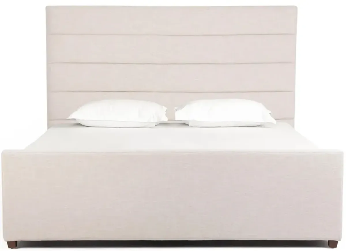 Alvin Bed in Cambric Ivory by Four Hands