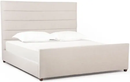 Alvin Bed in Cambric Ivory by Four Hands