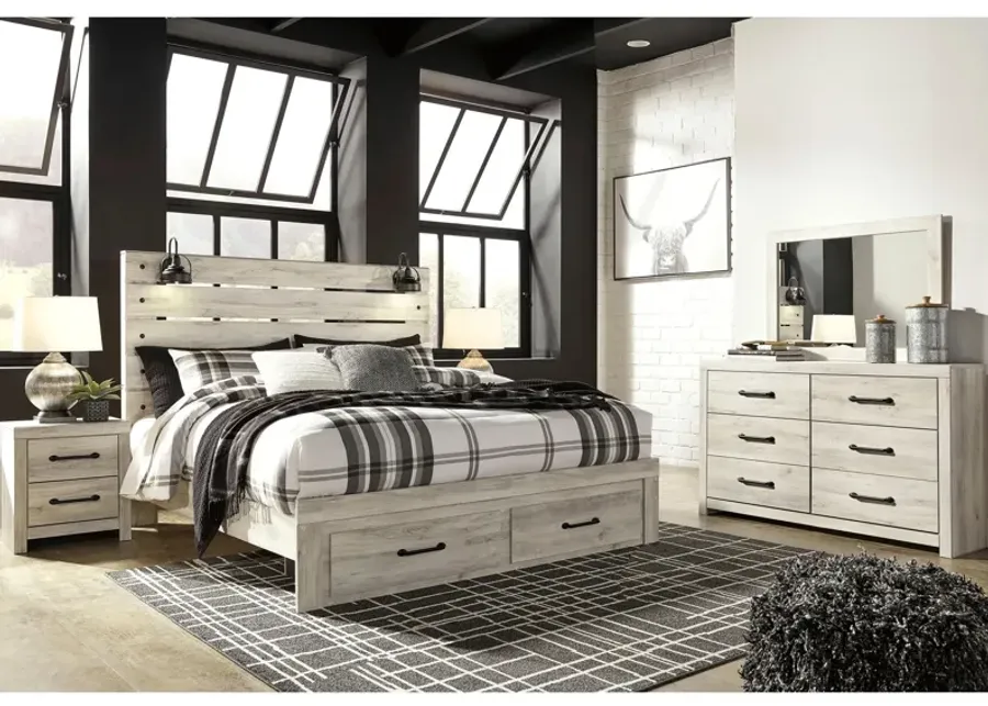 Luna 4-pc. Bedroom Set in Whitewash by Ashley Furniture