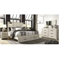 Luna 4-pc. Bedroom Set in Whitewash by Ashley Furniture