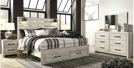 Luna 4-pc. Bedroom Set in Whitewash by Ashley Furniture