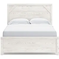 Gerridan Queen Panel Bed in White/Gray by Ashley Furniture