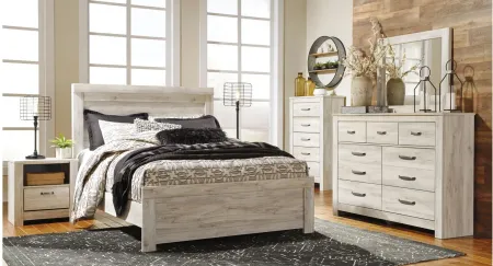 Bellaby Queen Panel Bed in Whitewash by Ashley Furniture